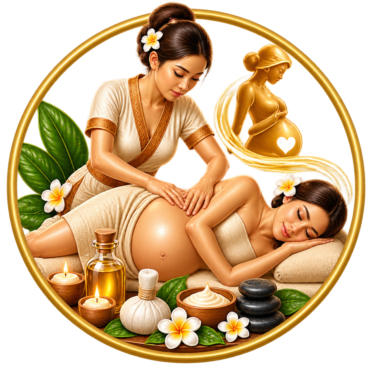 Schwangerschafts-Massage